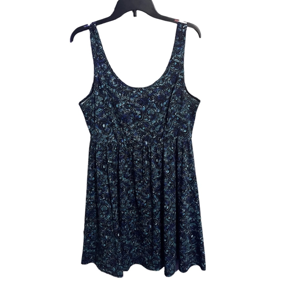 Hot Topic Sugar Skull Pattern Skater Dress